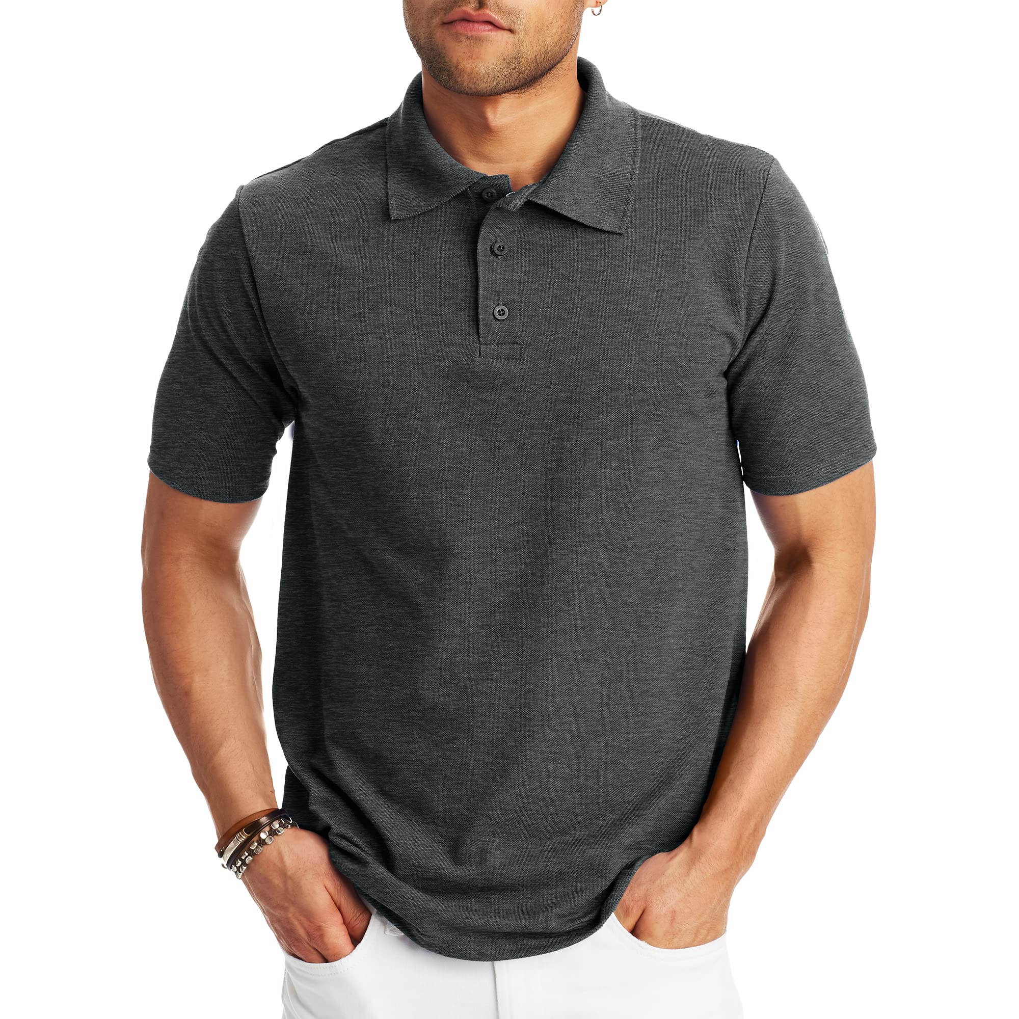 Men’s X-Temp Short Sleeve Polo Shirt, Midweight Men's Shirt - Click Image to Close