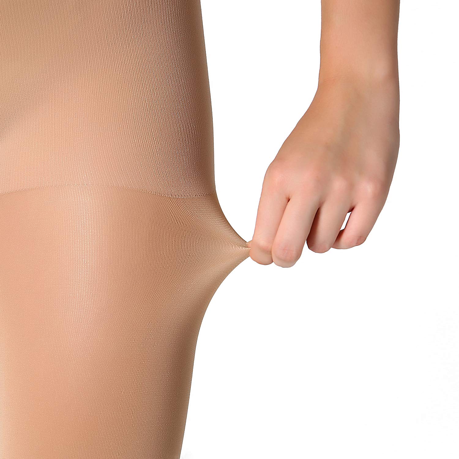 Run Resistant Control Top Panty Hose Opaque Tights